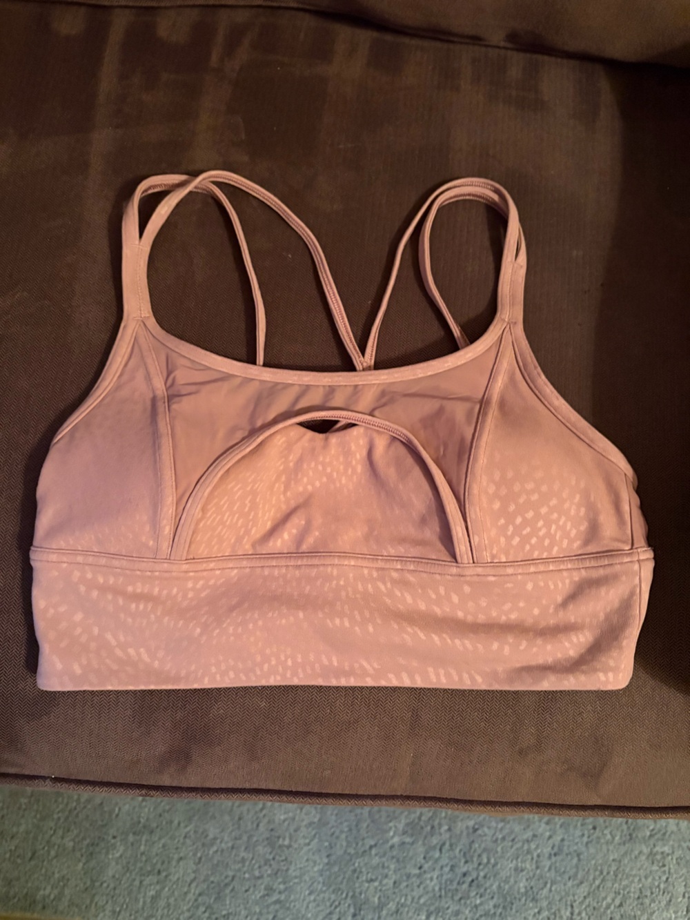 Lululemon Nulu and mesh yoga bra